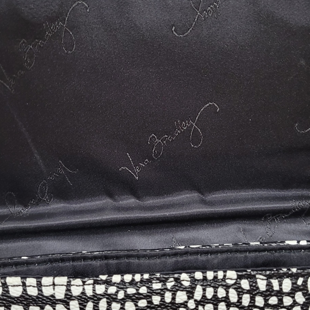 Vera Bradley Black & White Croc-Pattern Crossbody Bag - Picture 6 of 11